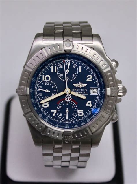 breitling blackbird blue dial|breitling blackbird for sale.